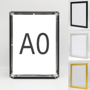 알루미늄 A0 대형액자 개폐식 색상별 프레임 제작